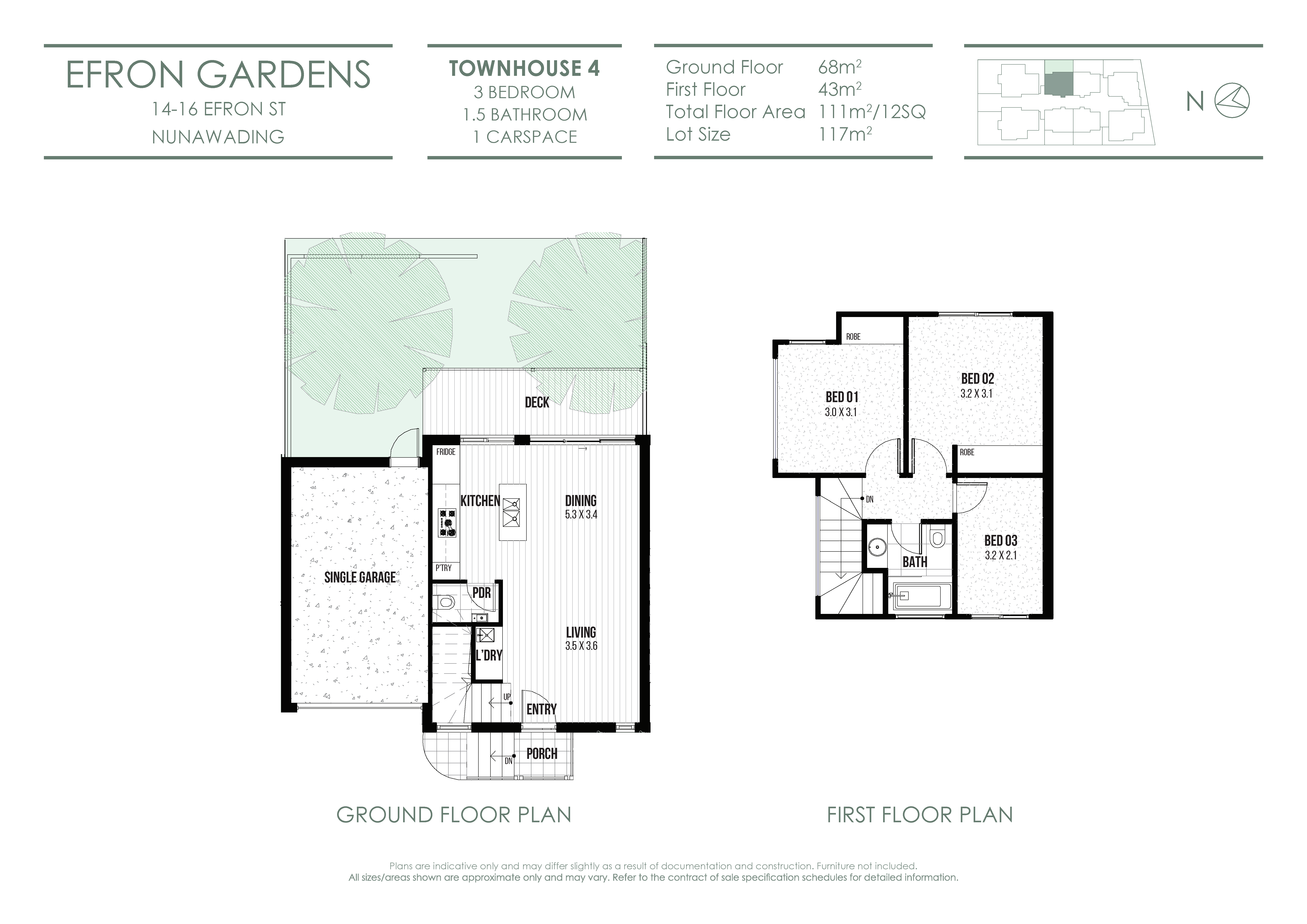 Townhouses in Nunawading