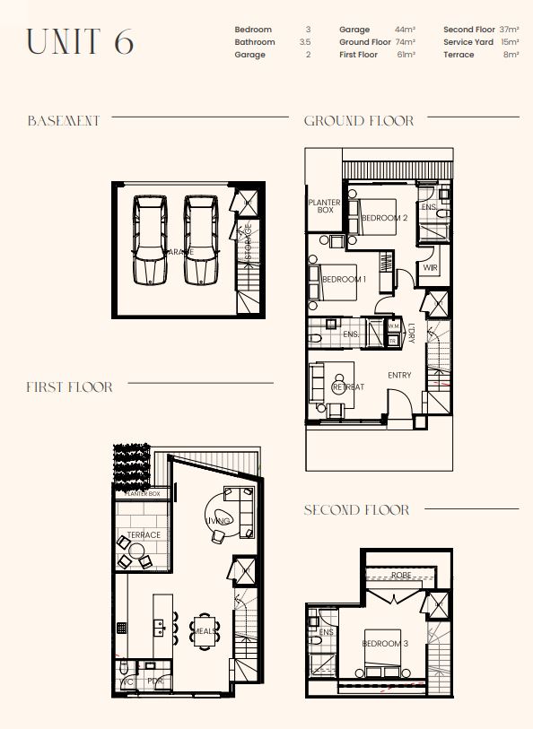 Stunning Townhouses in Camberwell